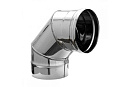 Купить Отвод 90 градусов D 140 для дымохода из нержавеющей стали Прок